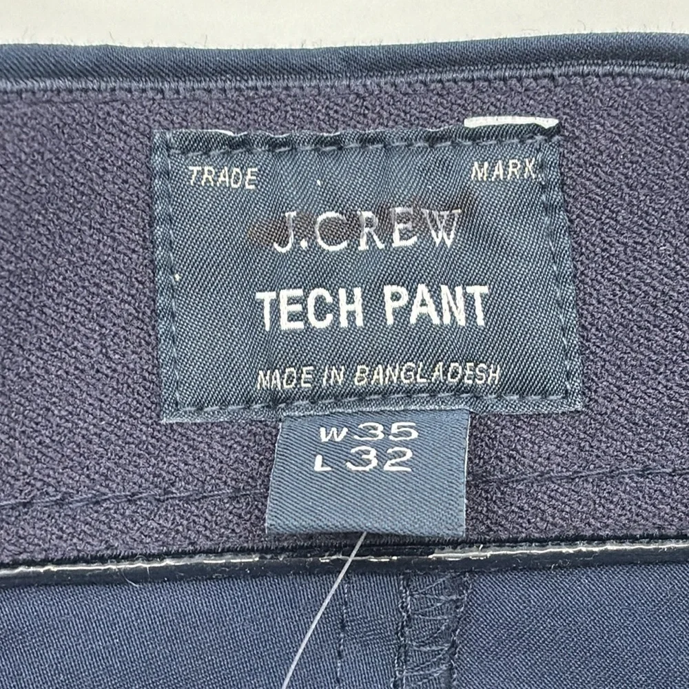 J Crew Factory 770™ Straight-fit tech pant in Navy size‎ 35x32 NWT AW006